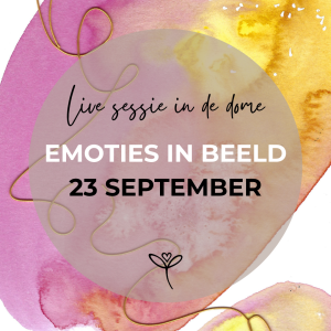 Emoties in beeld - 23 september - 9.30 - 12.00 uur