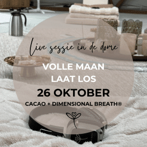 Volle maan ceremonie - 26 oktober